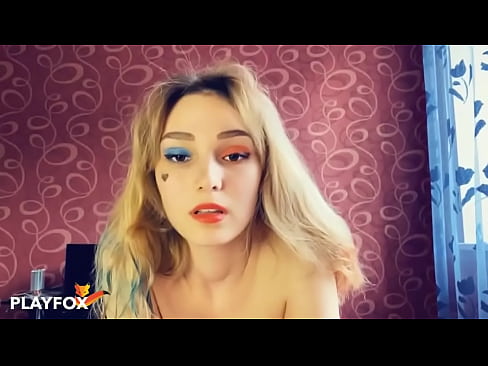 ❤️ Nuċċalijiet magic tar-realtà virtwali tawni sess ma’ Harley Quinn ❤ Video tal-ħakk lilna ❤